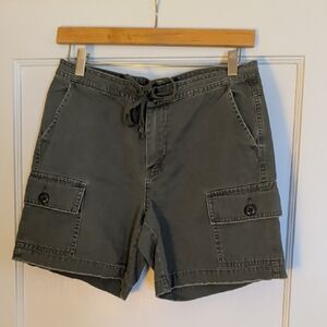 Abercrombie & Fitch Olive Green Cargo Shorts